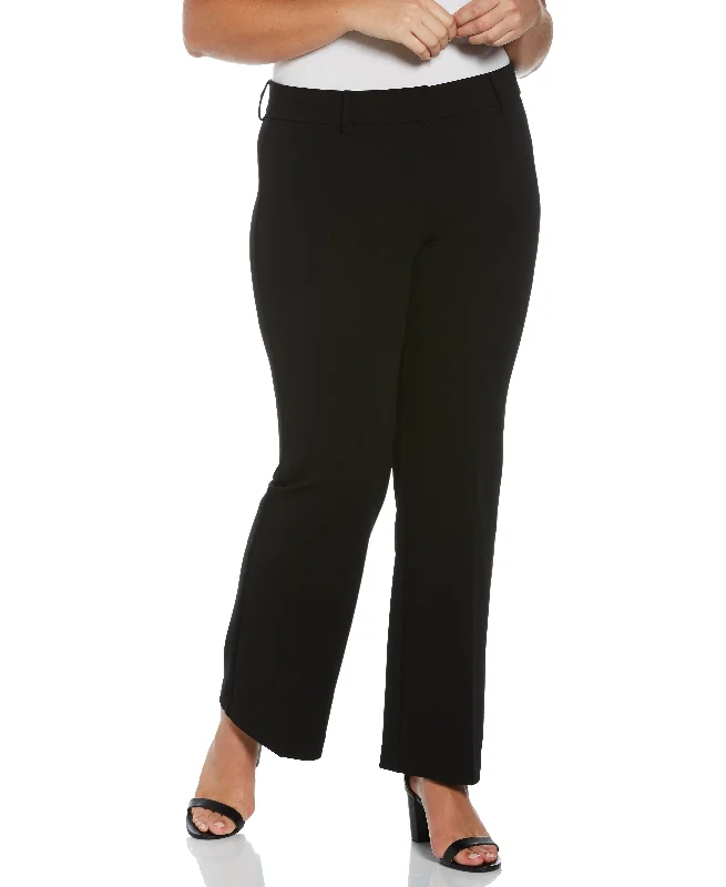 Ski Pants-Plus Size Stretch Crepe Pant - Classic Fit