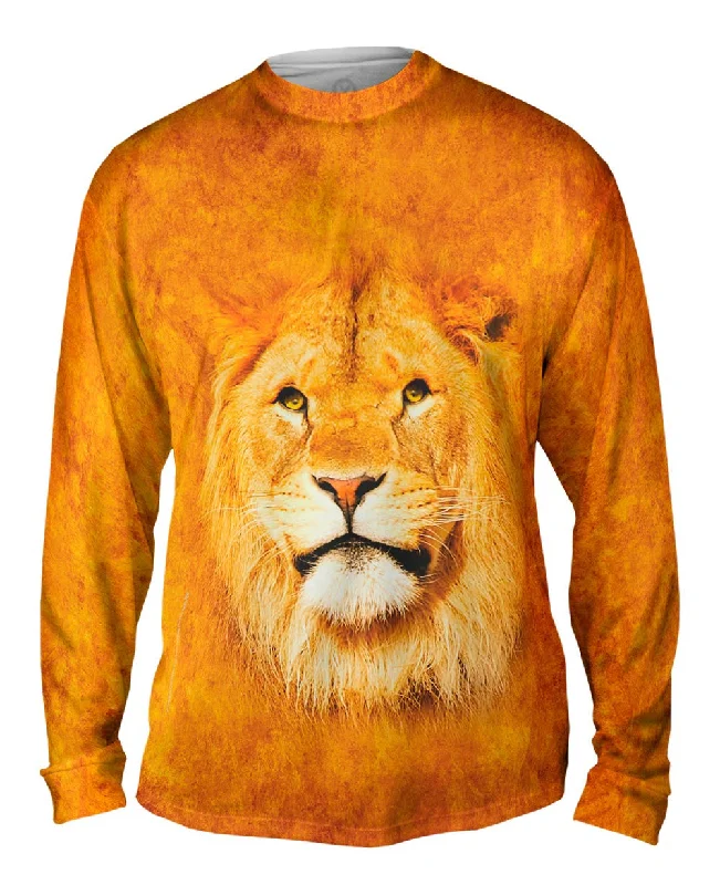 Minimalist Long Sleeve-Serious Lion Pose