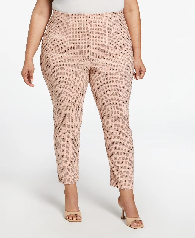 Dress Pants-Plus Size Supreme Stretch Slim Leg Ankle Pant