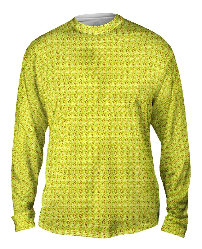 Turtleneck Long Sleeve-Hawaiian Green Brown