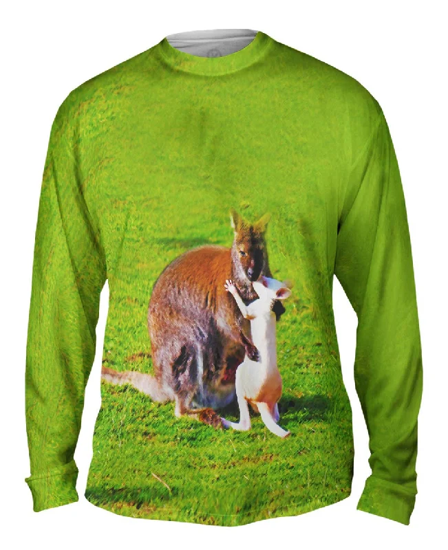 Winter Long Sleeve-Kissing Kangaroo