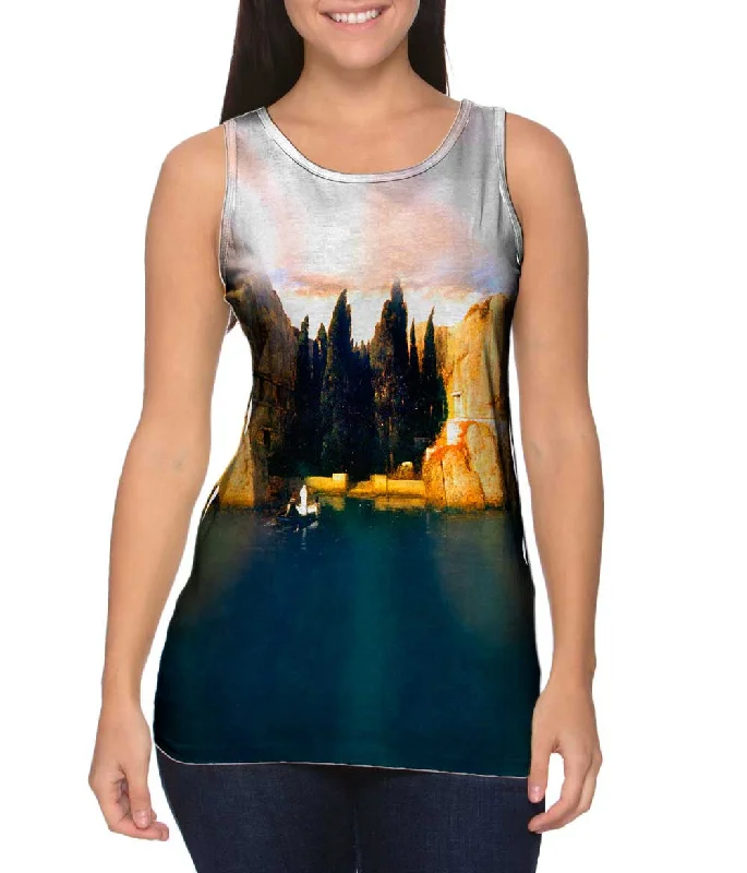 Colorblock Tank-Arnold Bocklin - "Island Of The Dead" (1883)