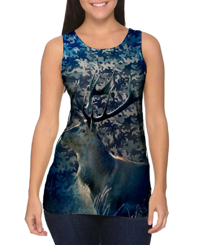 Boho Tank-Camouflage Marine Deer