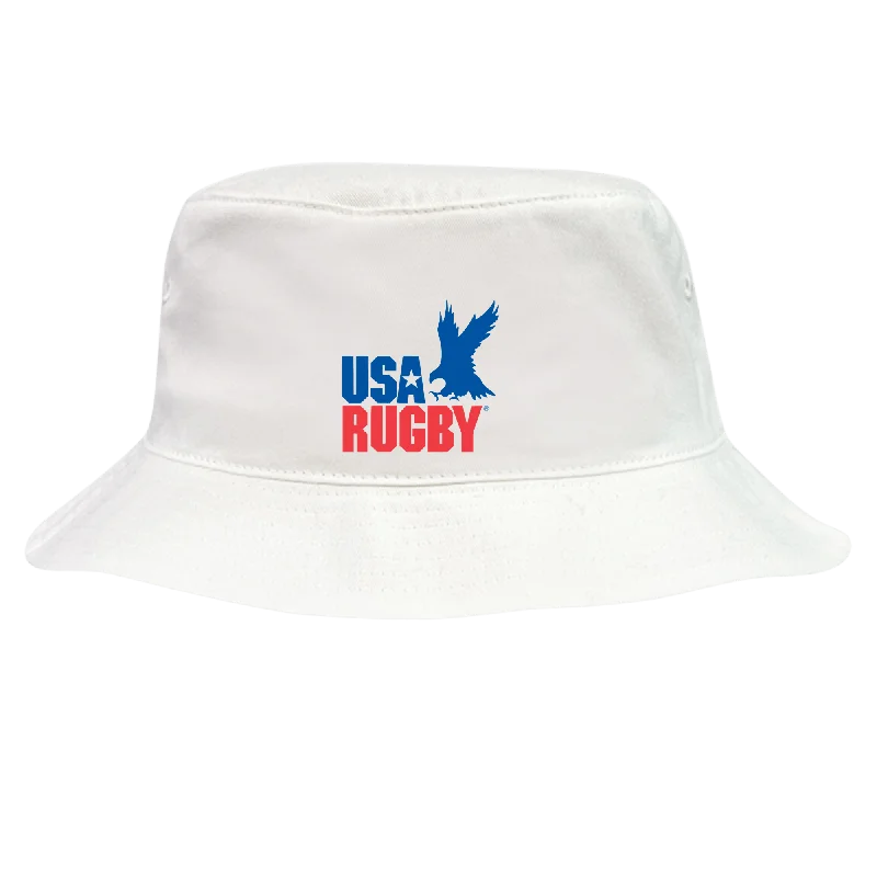 Embroidered Hat-USA Rugby Throwback Crusher Bucket Hat