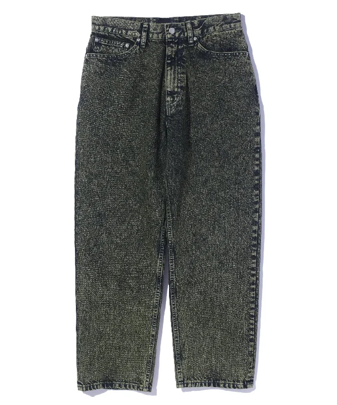 Casual Pants-OVERDYED DENIM PANTS