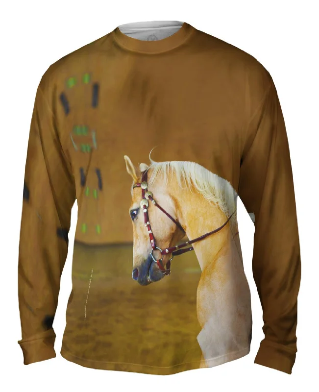 Fitted Long Sleeve-Head Down Horse