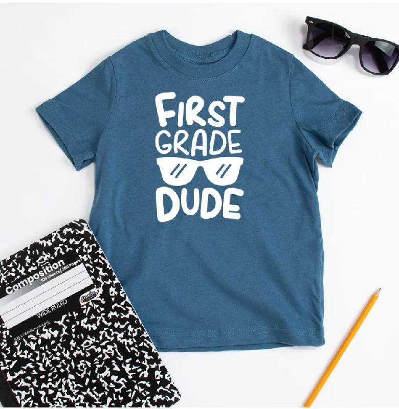 Aesthetic T-Shirt-First Grade Dude Shirt