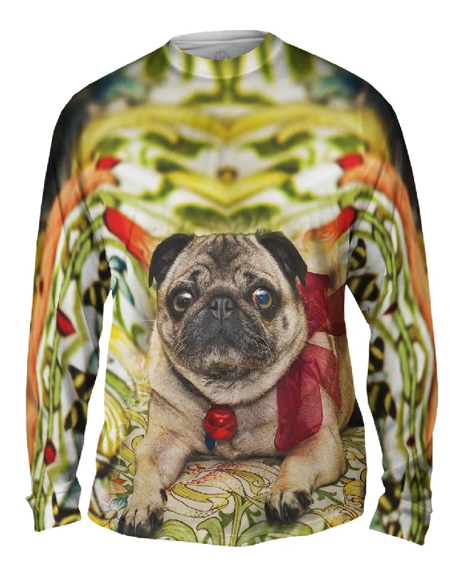 Hooded Long Sleeve-Jingle Bells Christmas Pug