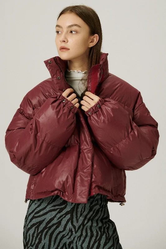 Softshell Jacket-Marvel Short Puffer Jacket