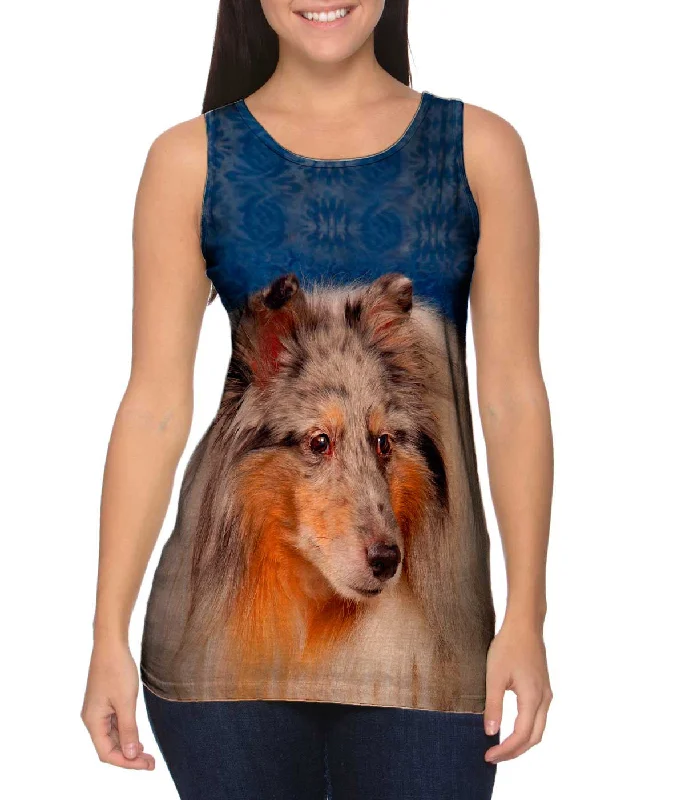 Basketball Tank-Bewildered Collie