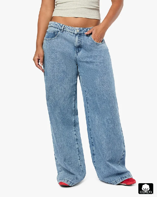 Retro Pants-Relaxed Low Rise Baggy Pant