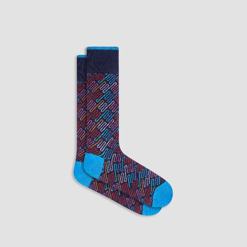 Colorful Socks-Abstract Mid-Calf Socks