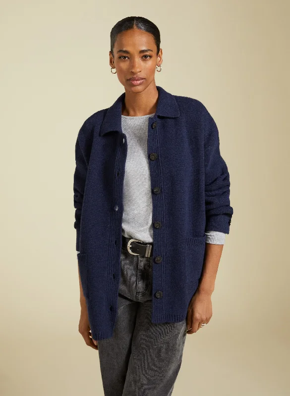 Y2K Jacket-Bay Wool Blend Knitted Jacket