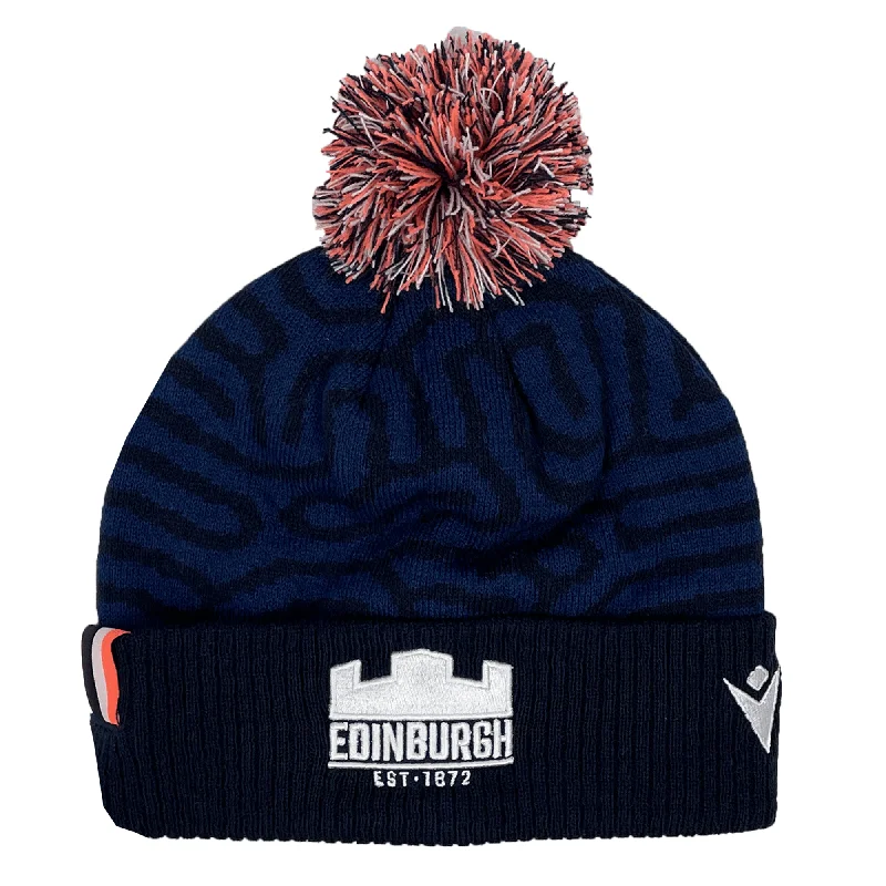 Floral Hat-Edinburgh 24/25 Pom Pom Beanie by Macron