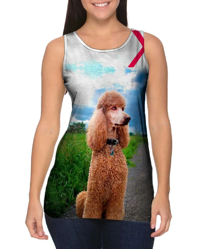 Eco-Friendly Tank-Aspiring Poodle Outdoors