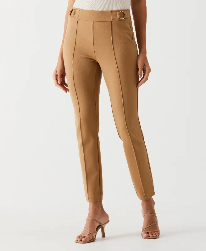 Ripstop Pants-Petite Slim Leg Ankle Pant with Hardware