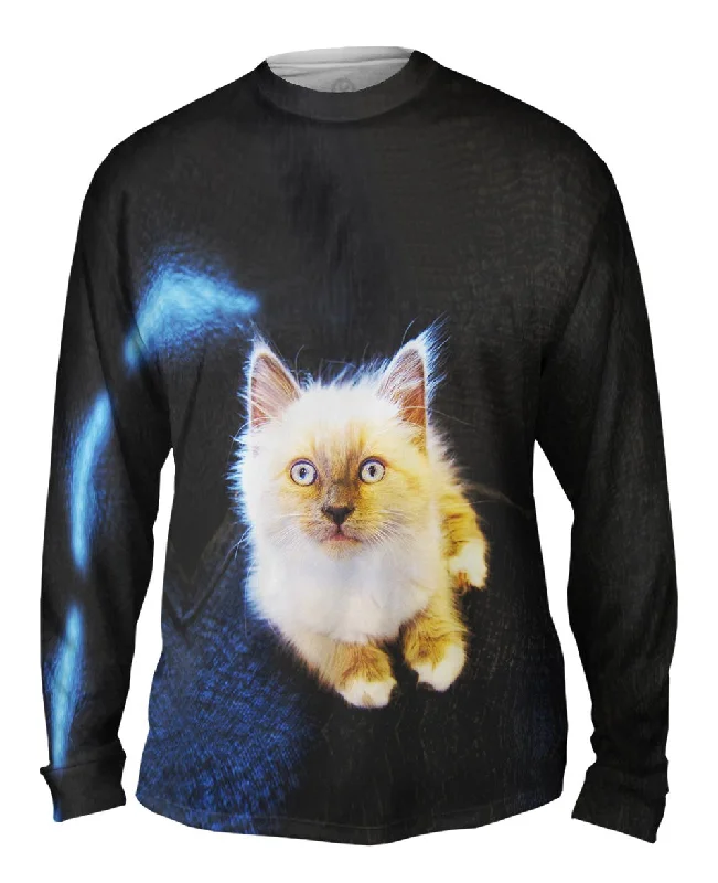 Graphic Print Long Sleeve-Little Kitty Cat Cat