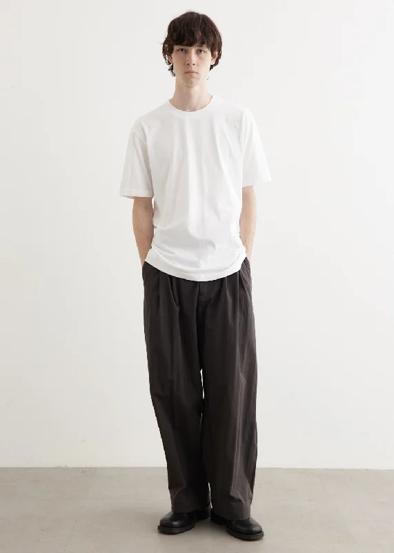 Casual Pants-Yale Double Pleat Volume Pants