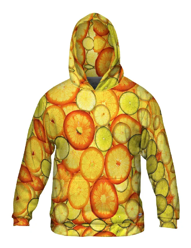 Hoodie with Drawstring-Citrus Fruits