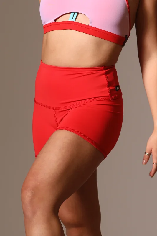 Tennis Shorts-Shorties Bootie Shorts - Cherry - FINAL SALE