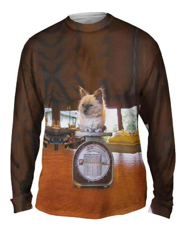 Casual Long Sleeve-Heavy Weight Boxer Kitty Cat