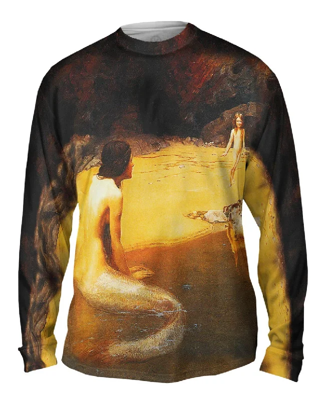 Layered Long Sleeve-John Collier - "Mermaid And Child Beach"