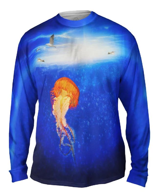 Hiking Long Sleeve-Jellyfish Horizon