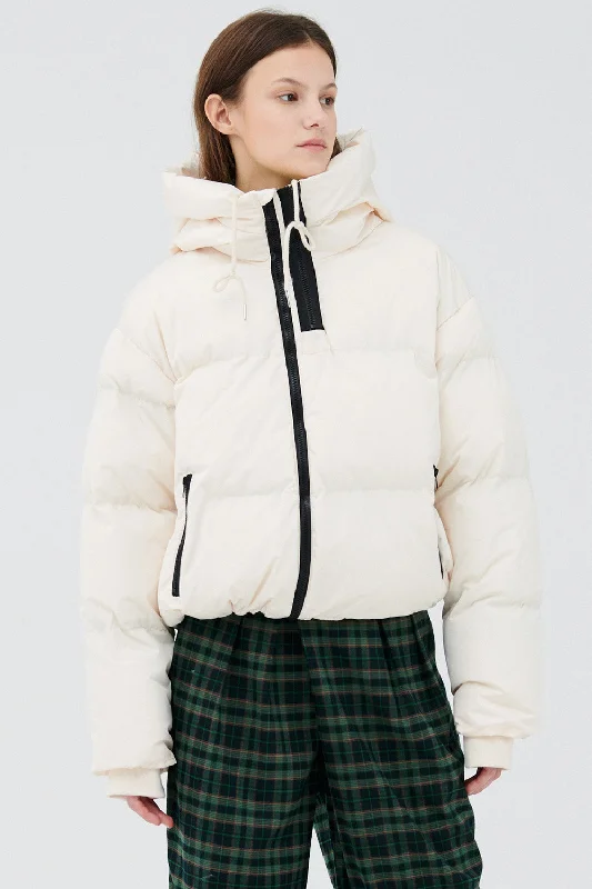 Slim Fit Jacket-Fio City Puffer Jacket