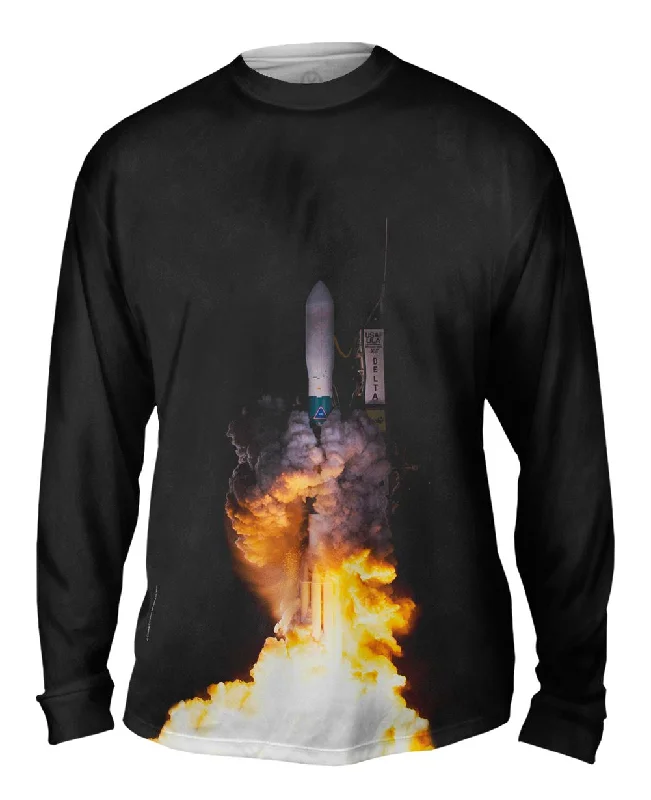 Golf Long Sleeve-Kepler Mission Delta Ii Liftoff To Space