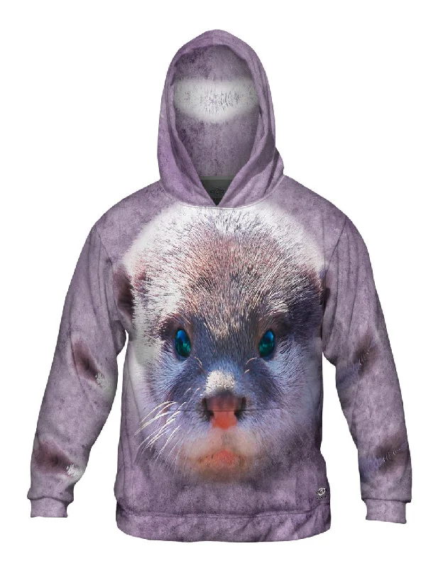 Minimalist Hoodie-Baby Otter Face