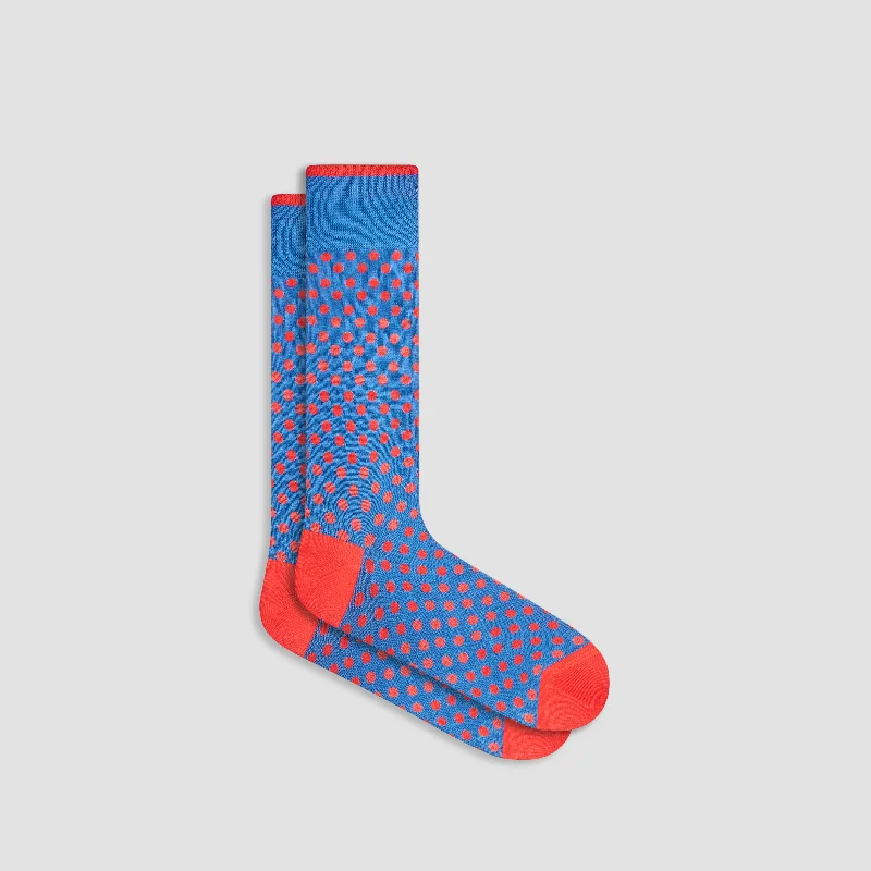 Heavyweight Socks-Polka Dot Mid-Calf Socks