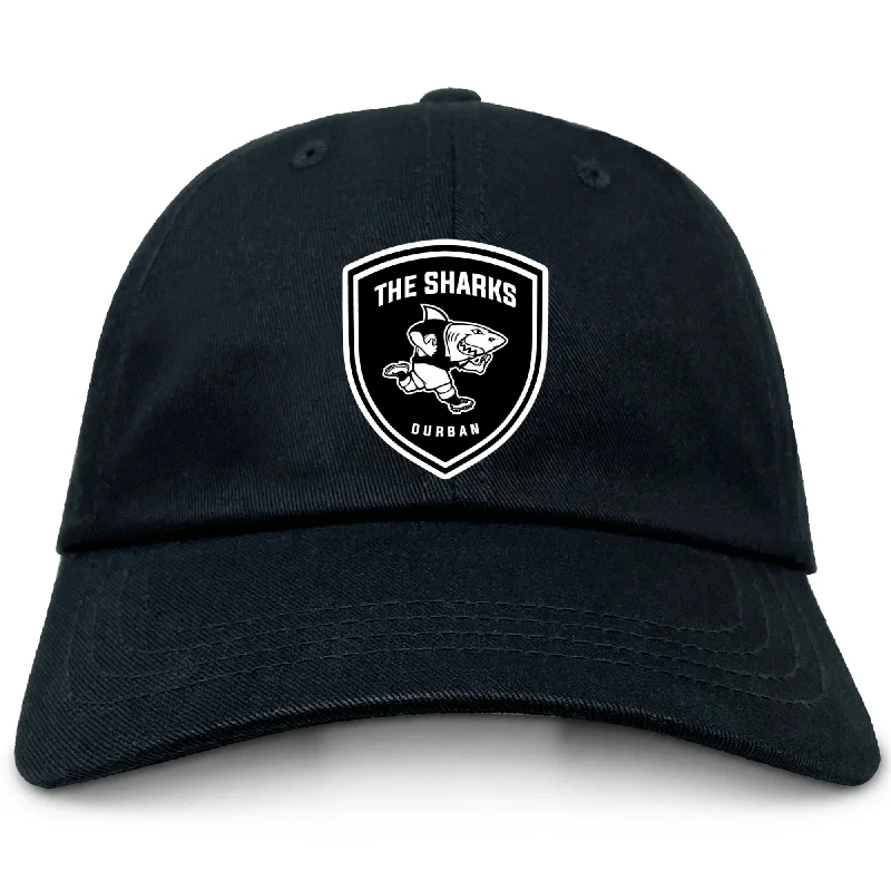 Trucker Hat-The Sharks Crest Cotton Twill Dad Cap