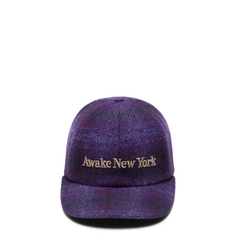 Holiday Hat-HARRIS TWEED 6-PANEL HAT