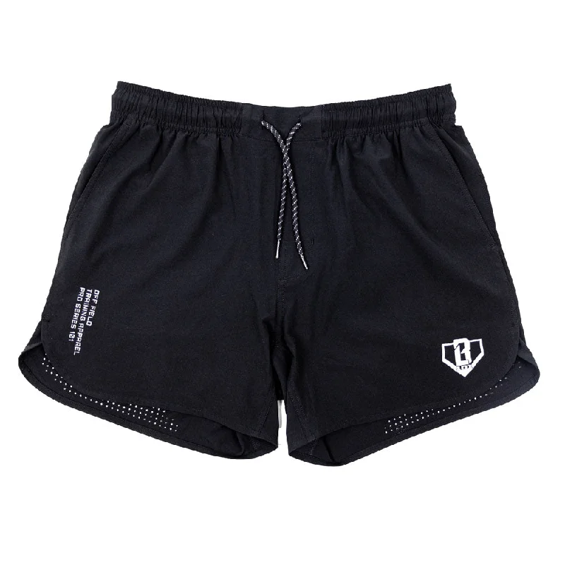 Knee Length Shorts-Pro Series Shorts - Black