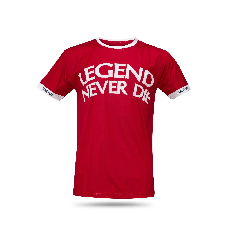 Baseball T-Shirt-Blegend Muay Thai, Boxing T-shirt LND Red