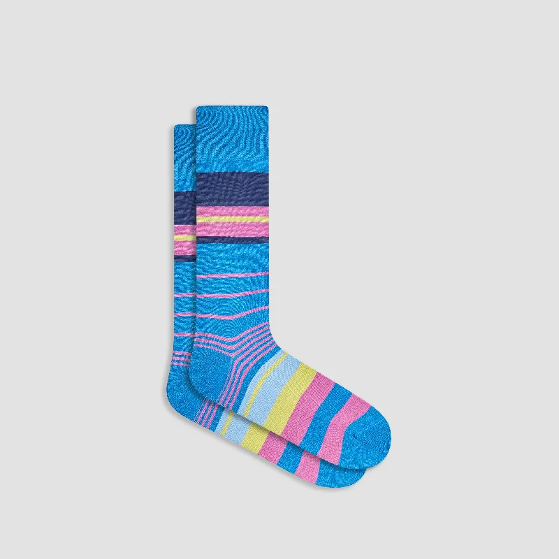 Soccer Socks-Striped Mid-Calf Socks