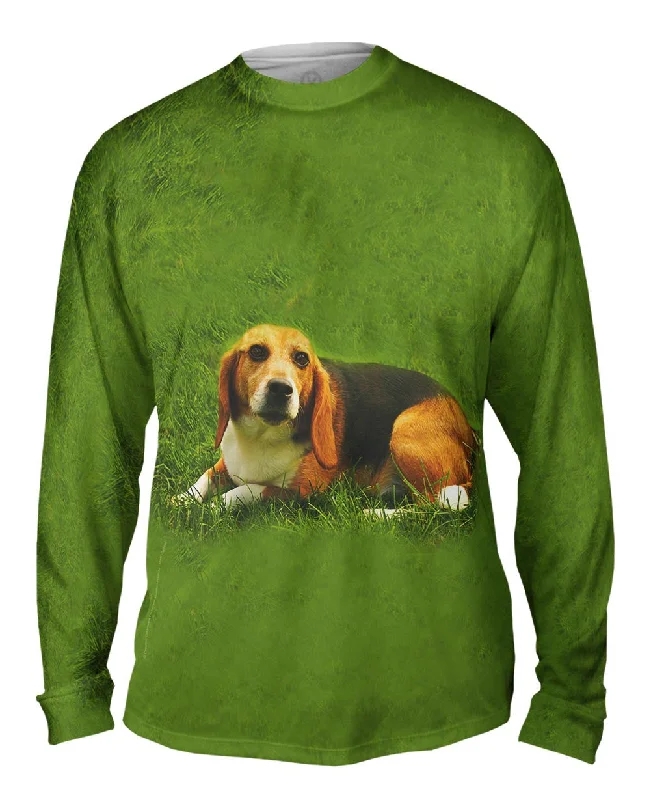 Loose Fit Long Sleeve-Lets Play Beagle