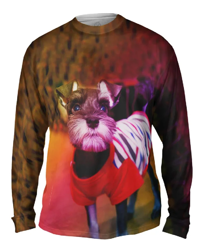 Custom Long Sleeve-Miniature Schnauzer Sweater