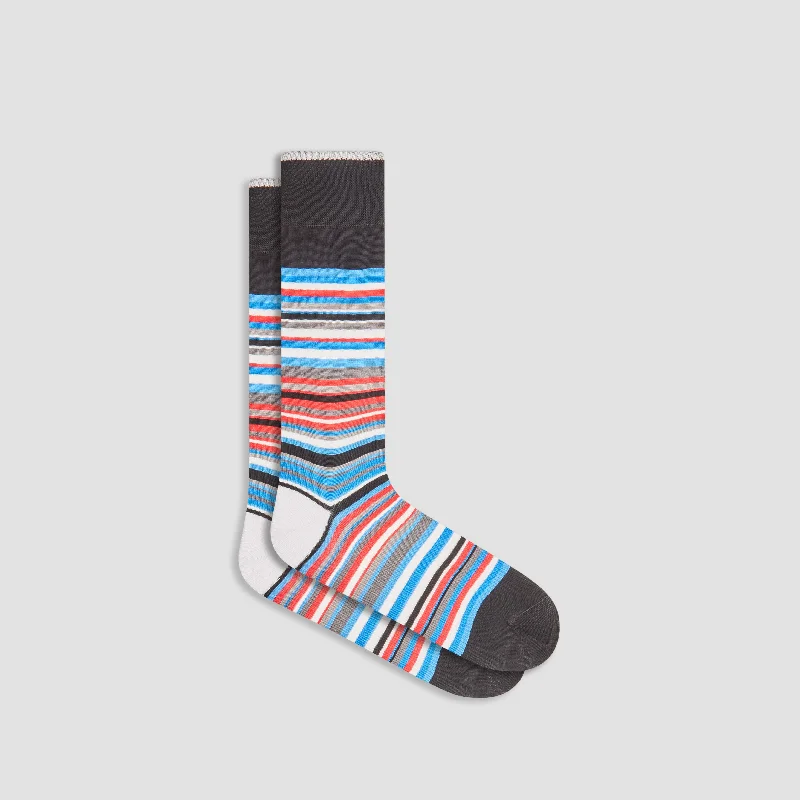 Toddler Socks-Striped Mid-Calf Socks