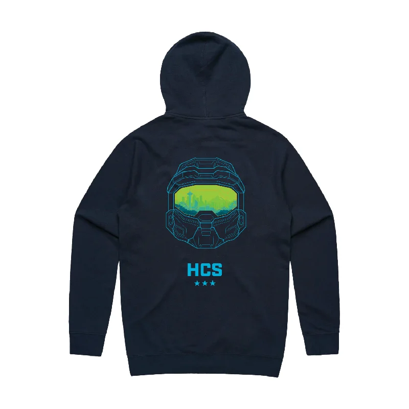 Fashion Hoodie-HCS World Championship 2023 Chief Helmet Zip Hoodie