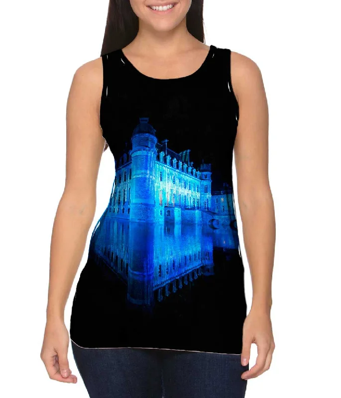 Sportswear Tank-Beloeil Castle In Blue