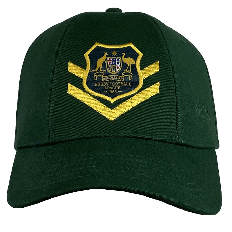 Football Hat-Australia 1968 Rugby League Cap by Ellis Rugby