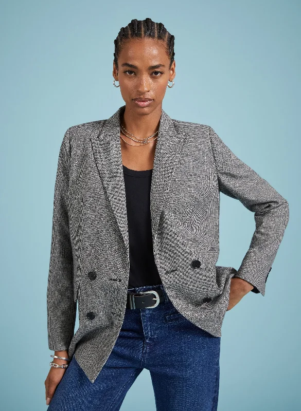 Retro Jacket-Beatrix Recycled Wool Blend Blazer