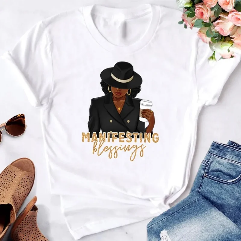 Heavyweight T-Shirt-Manifesting blessings tee