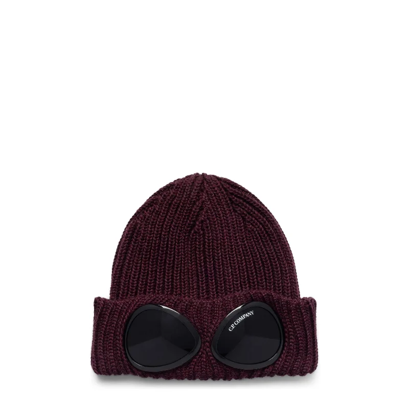 Retro Hat-MERINO WOOL GOGGLE BEANIE