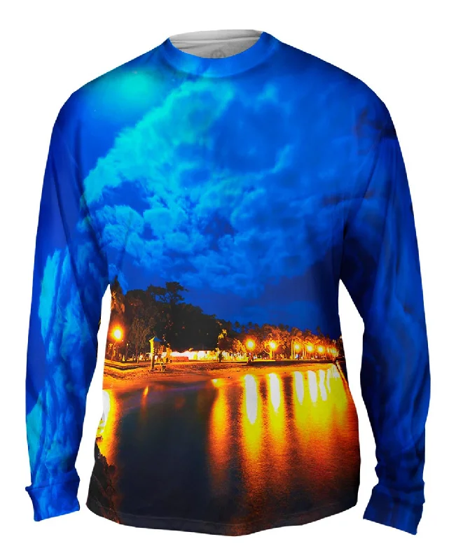 Workout Long Sleeve-Moonlit Beach