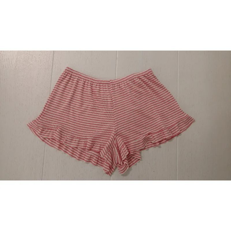 Sustainable Shorts-Tru Luv Melon Stripe Short