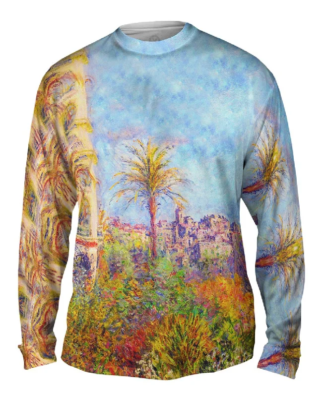 Camping Long Sleeve-Monet -"Villas at Bordighera" (1884)