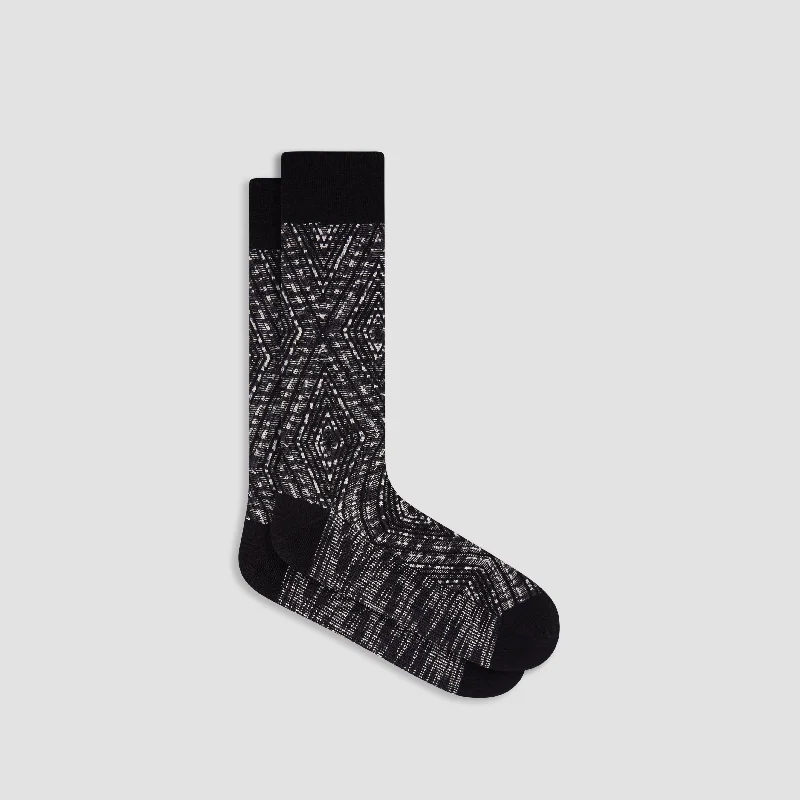 Boot Socks-Argyle Mid-Calf Socks