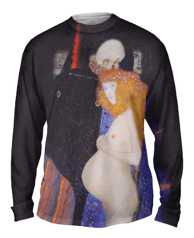 Fashion Long Sleeve-Gustav Klimt -"The Hope I" (1903)